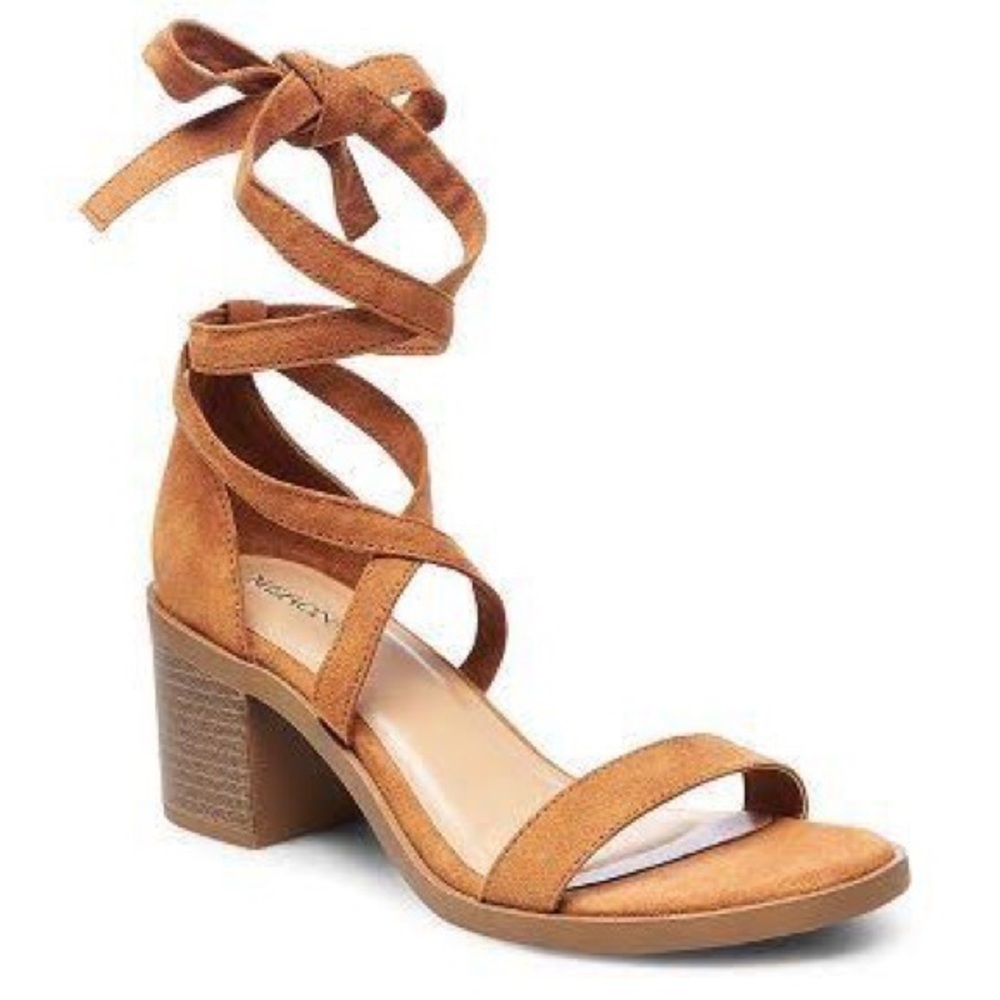 ANKLE LACE UP HEEL
